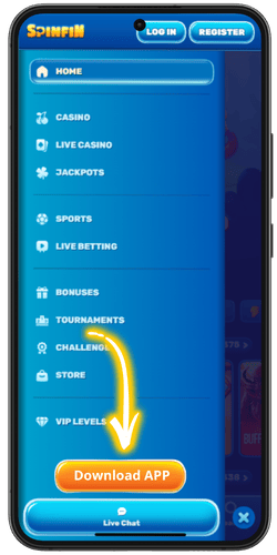 Tap the Download App button